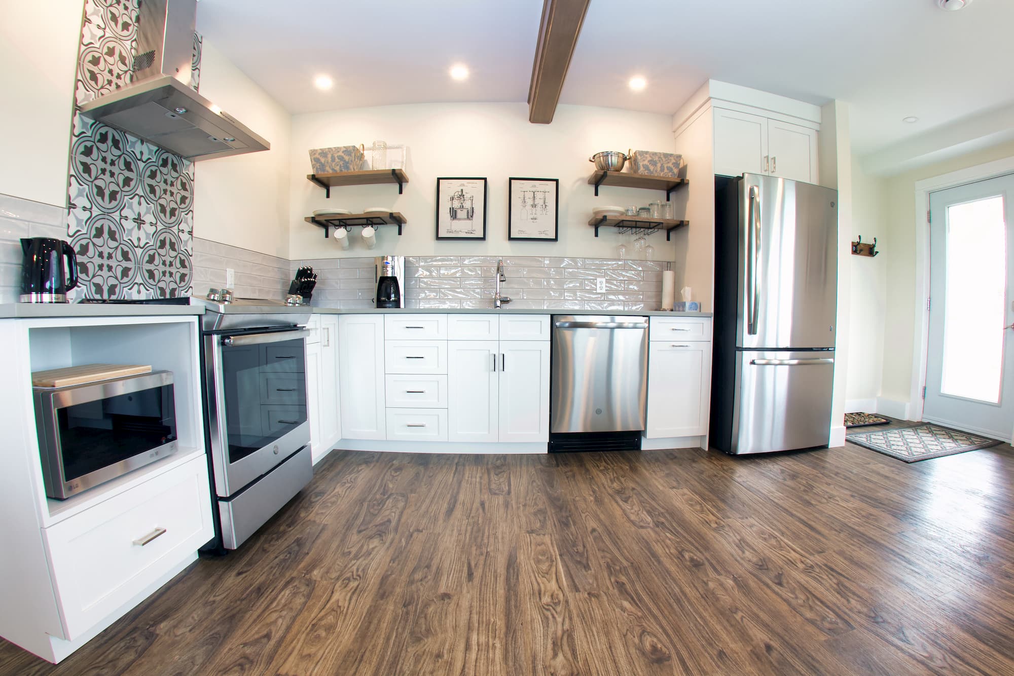 Fully equipped kitchen at Beausoleil Vineyards Guest House