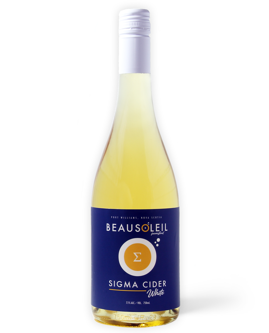 Photo: Bottle of Beausoleil Farmstead Sigma Cider White